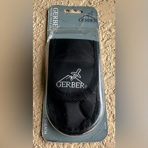 Gerber Black Nylon Knife Case Sheath #08762 Medium 4 in. to 4.5 in. New NOS